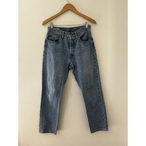 Rare Levi's premium 501 straight leg Italian Redline Selvedge denim size 27